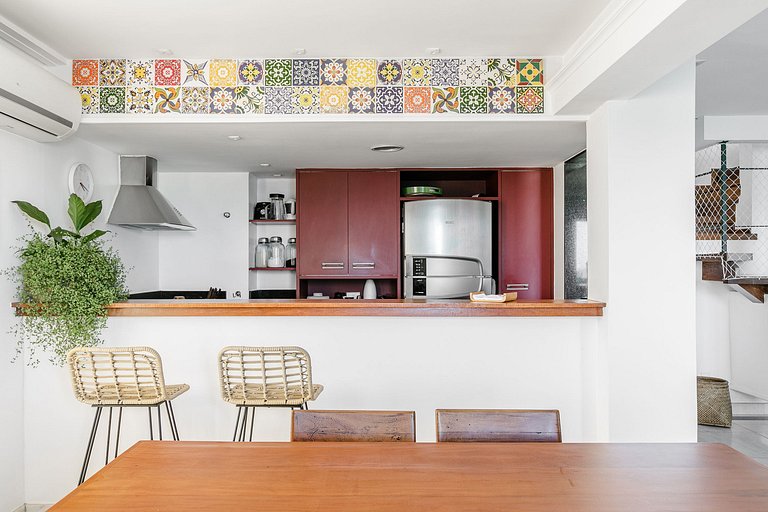 Rio069 - Linda cobertura de 3 quartos em Ipanema