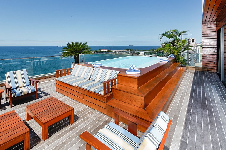 Rio114 - Penthouse de luxe en bord de mer à Copacabana