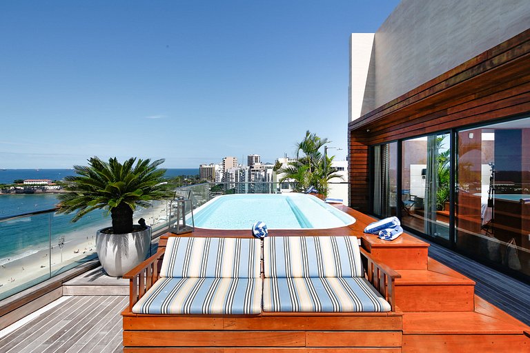 Rio114 - Penthouse de luxe en bord de mer à Copacabana