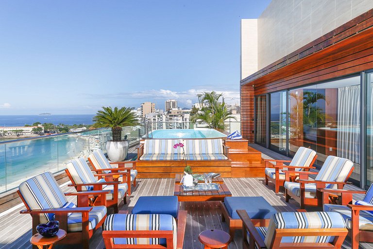Rio114 - Penthouse de luxe en bord de mer à Copacabana
