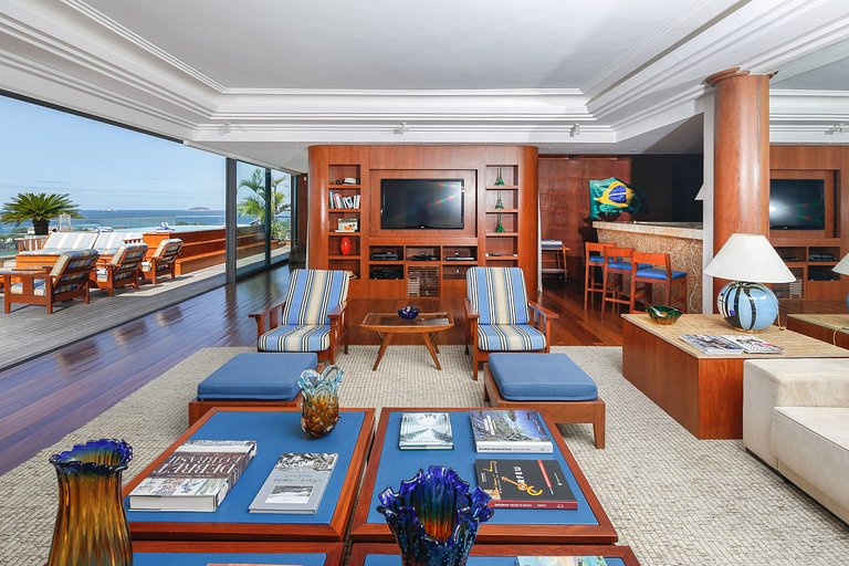 Rio114 - Penthouse de luxe en bord de mer à Copacabana