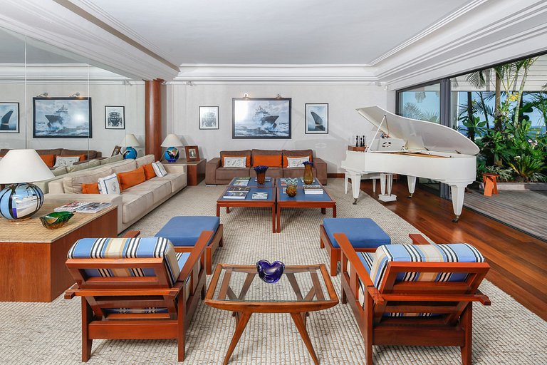 Rio114 - Penthouse de luxe en bord de mer à Copacabana