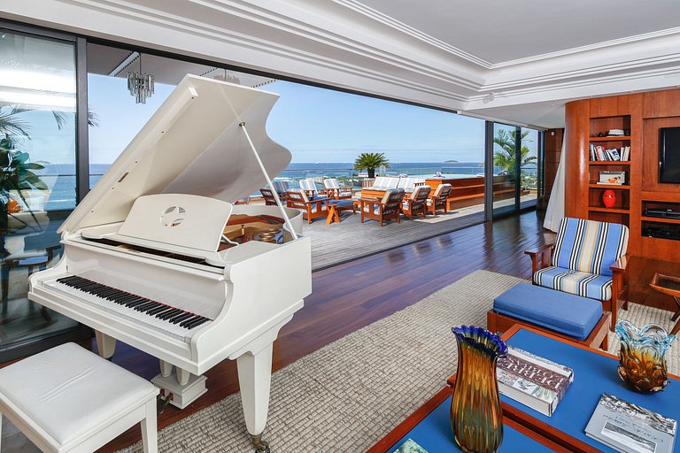 Rio114 - Penthouse de luxe en bord de mer à Copacabana