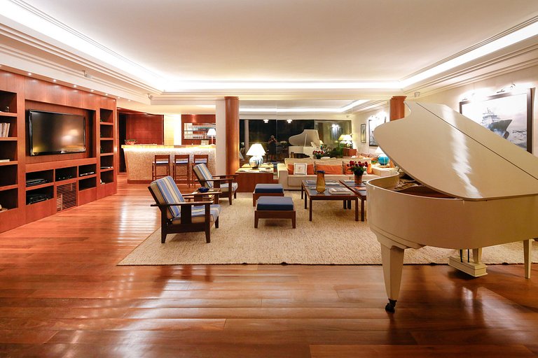 Rio114 - Cobertura de luxo beira-mar em Copacabana