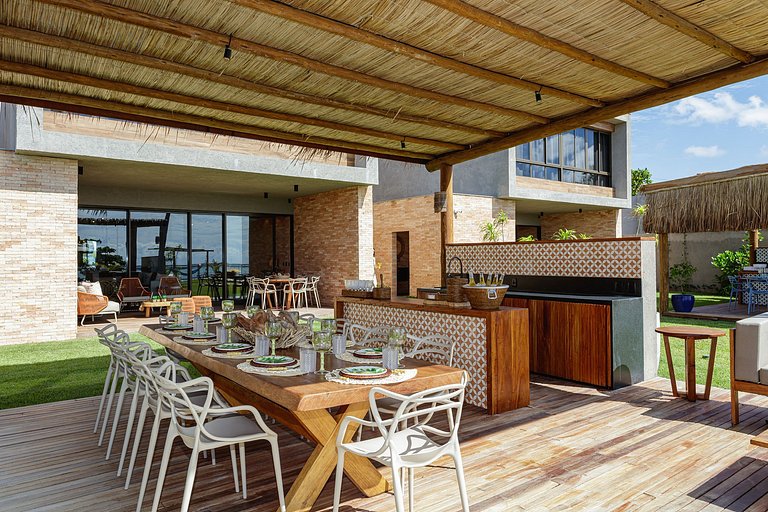 Ala002 - Tres casas sobre la arena en Passo do Camaragibe