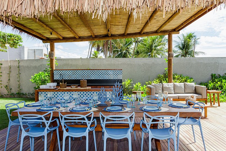 Ala002 - Trois villas pieds dans l'eau sur la plage de Marce