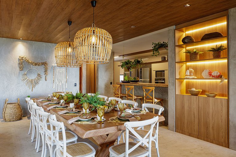 Ala002 - Trois villas pieds dans l'eau sur la plage de Marce