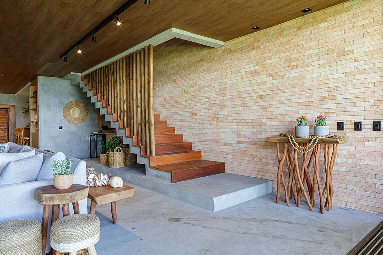 Ala002 - Três casas pé na areia em Passo do Camaragibe