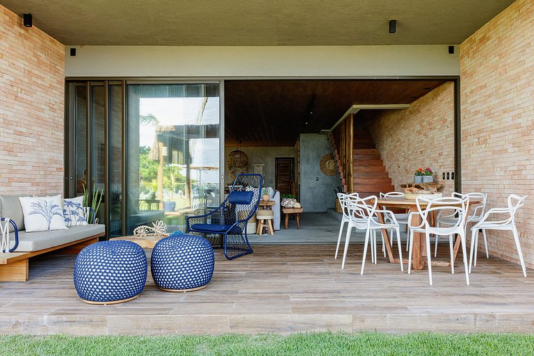 Ala002 - Trois villas pieds dans l'eau sur la plage de Marce