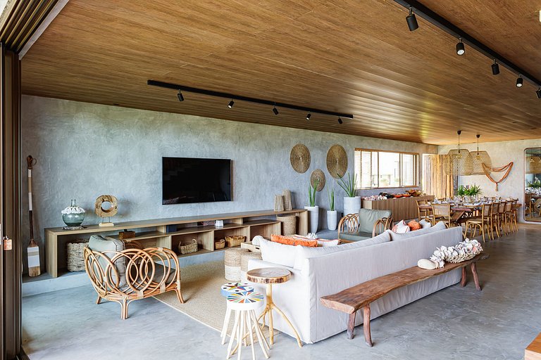 Ala002 - Tres casas sobre la arena en Passo do Camaragibe