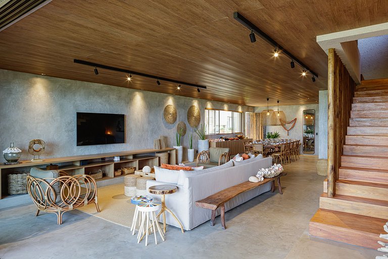 Ala002 - Três casas pé na areia em Passo do Camaragibe