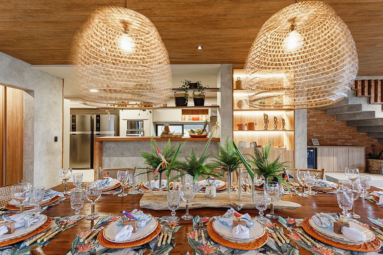 Ala002 - Tres casas sobre la arena en Passo do Camaragibe