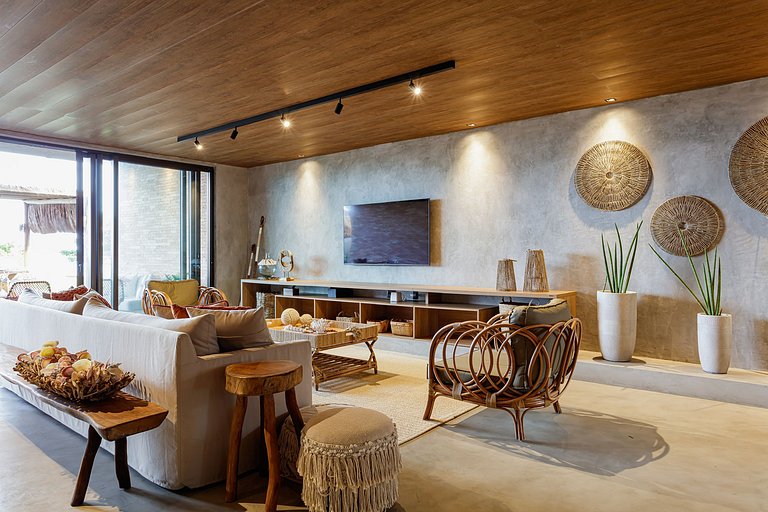 Ala002 - Três casas pé na areia em Passo do Camaragibe