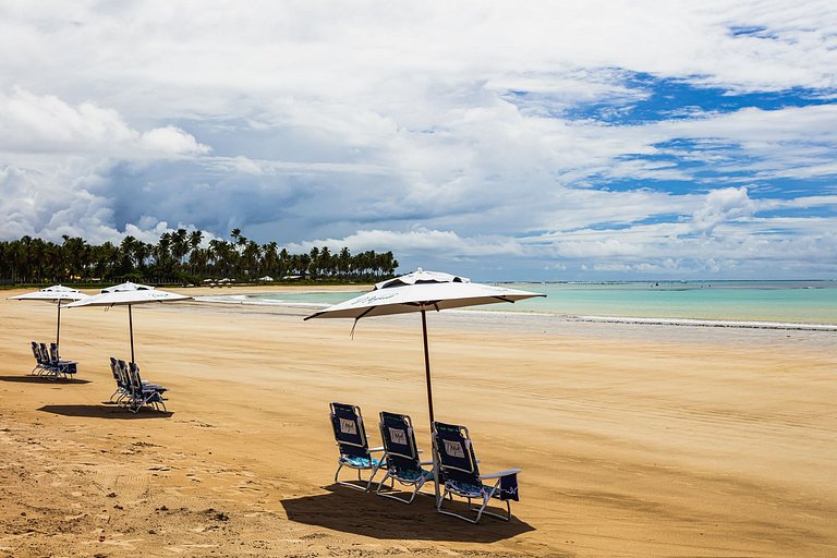 Ala002 - Tres casas sobre la arena en Passo do Camaragibe