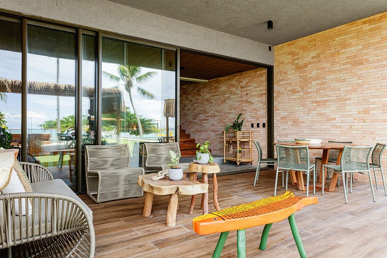 Ala002 - Trois villas pieds dans l'eau sur la plage de Marce