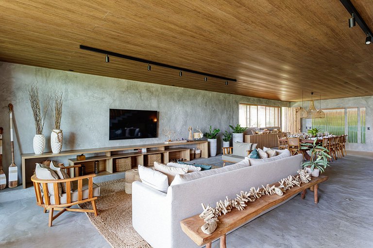 Ala002 - Tres casas sobre la arena en Passo do Camaragibe