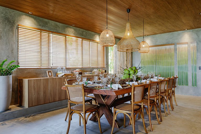 Ala002 - Três casas pé na areia em Passo do Camaragibe