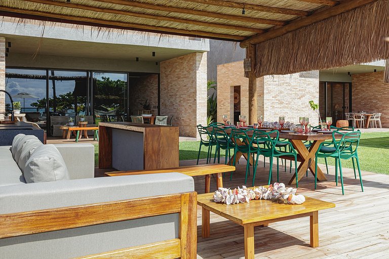 Ala003 - Maravilhosa casa pé na areia em Passo do Camaragibe