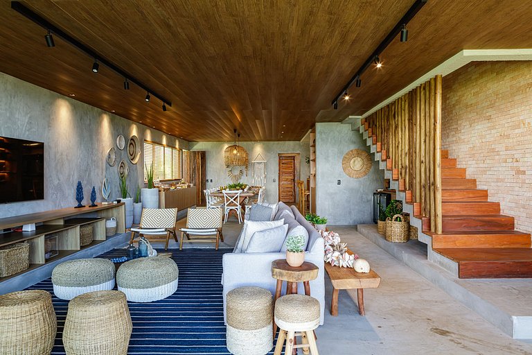 Ala003 - Maravillosa casa sobre la arena en Passo do Camarag