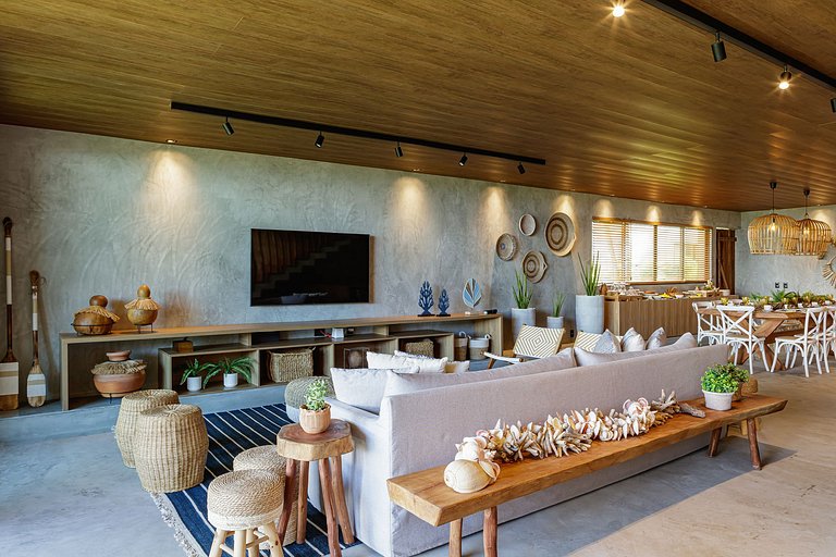 Ala003 - Maravilhosa casa pé na areia em Passo do Camaragibe