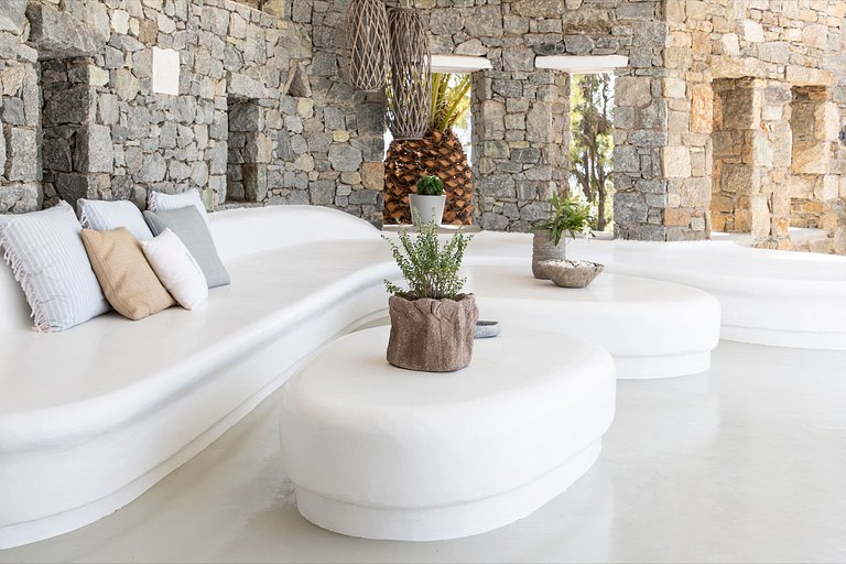 Cyc002 - Une villa moderne à Kounoupas, Mykonos.