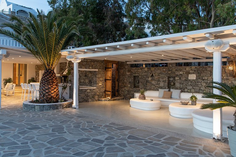 Cyc002 - Une villa moderne à Kounoupas, Mykonos.