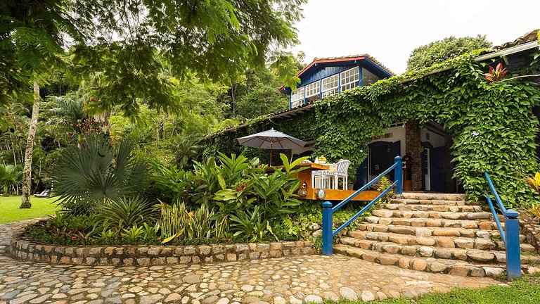 Pty013 - Maravilhosa villa beira-mar privativa em Paraty