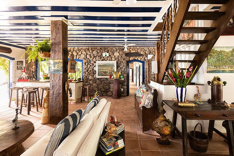 Pty013 - Merveilleuse villa privée en bord de mer à Paraty