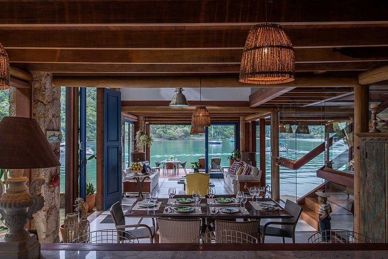 Pty014 - Exuberante loft privado junto al mar en Paraty