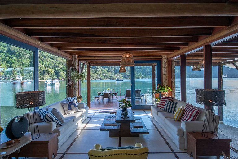 Pty014 - Lush private loft by the sea in Paraty