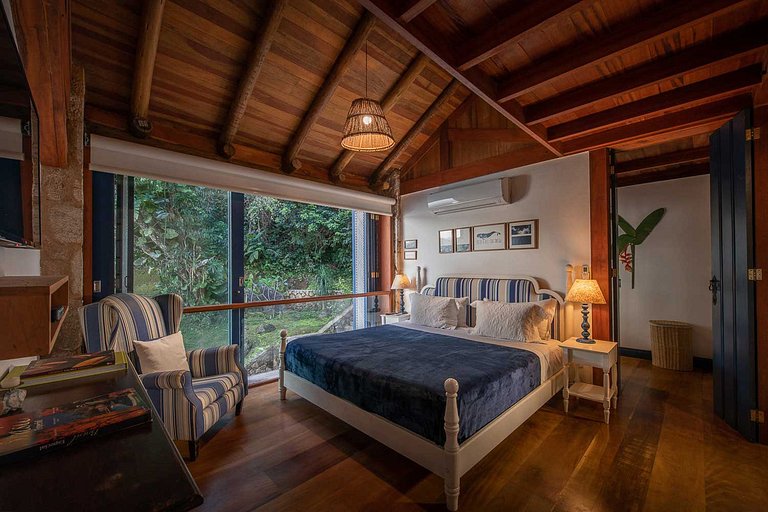 Pty014 - Exuberante loft privado junto al mar en Paraty