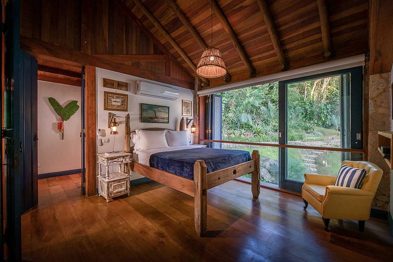 Pty014 - Exuberante loft privado junto al mar en Paraty