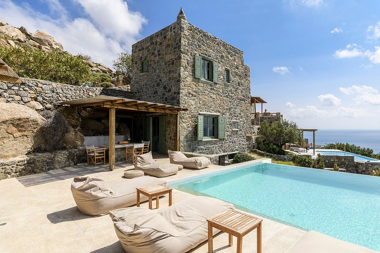 Cyc005 - Cosy Villa with a pool and a sea view, Mykonos
