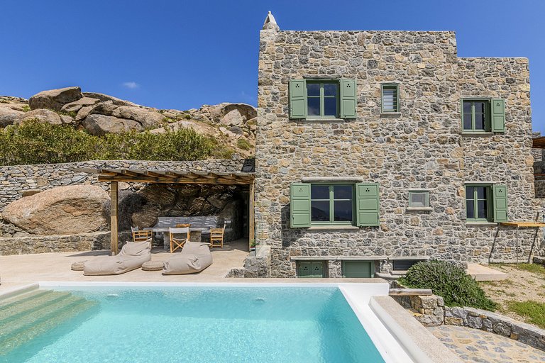 Cyc005 - Cosy Villa with a pool and a sea view, Mykonos