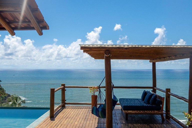 Bah151 - Casa con vista al mar en Itacaré
