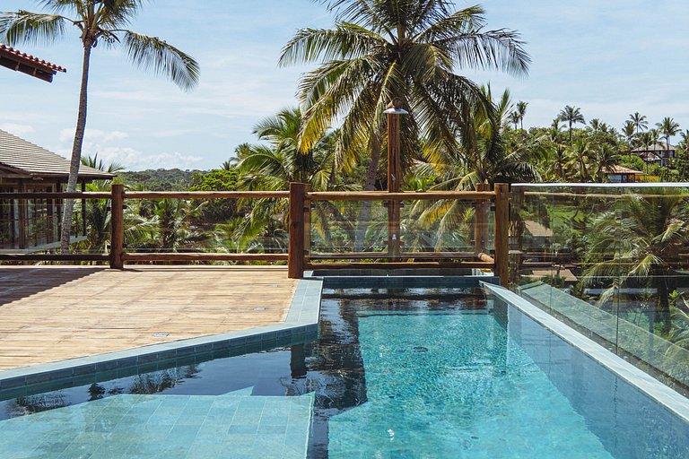 Bah151 - Casa de 6 quartos com vista mar em Itacaré