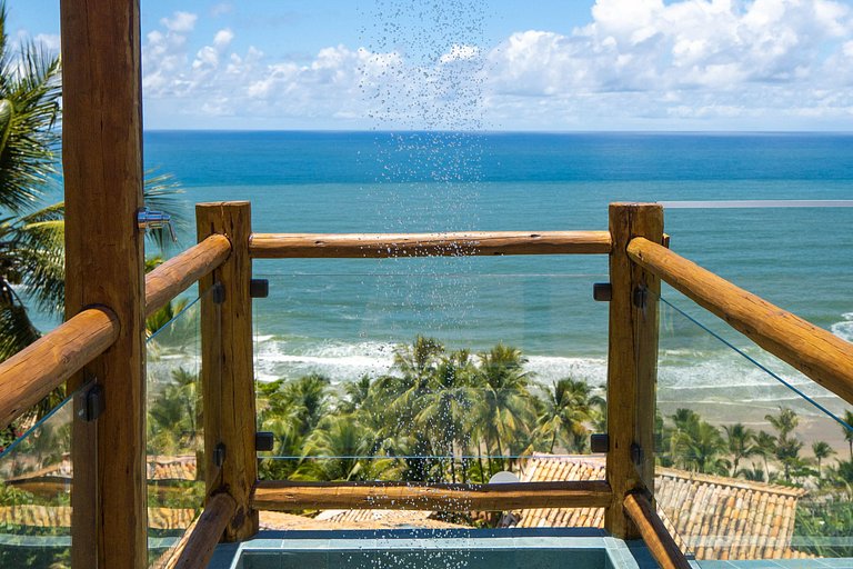 Bah151 - House with 5 suites with sea view in Itacaré