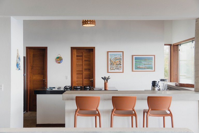 Bah151 - House with 5 suites with sea view in Itacaré