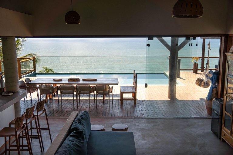 Bah151 - Casa de 6 quartos com vista mar em Itacaré