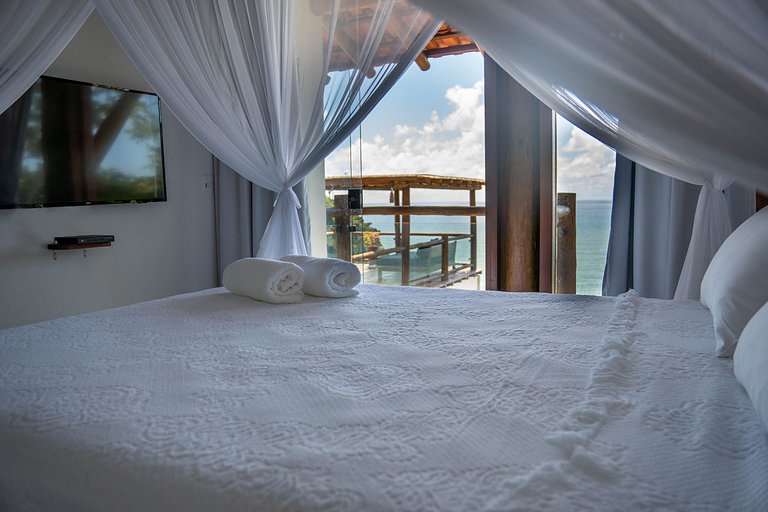 Bah151 - House with 5 suites with sea view in Itacaré