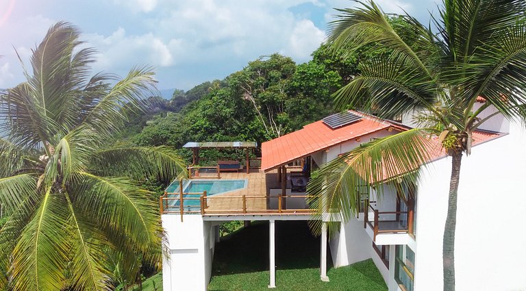 Bah151 - Villa de 6 quartos com piscina de borda infinita e