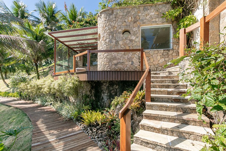 Ang056 - Magnífica casa en la arena con playa privada