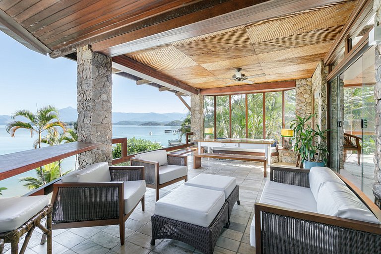 Ang056 - Magnifique maison sur le sable avec plage privée