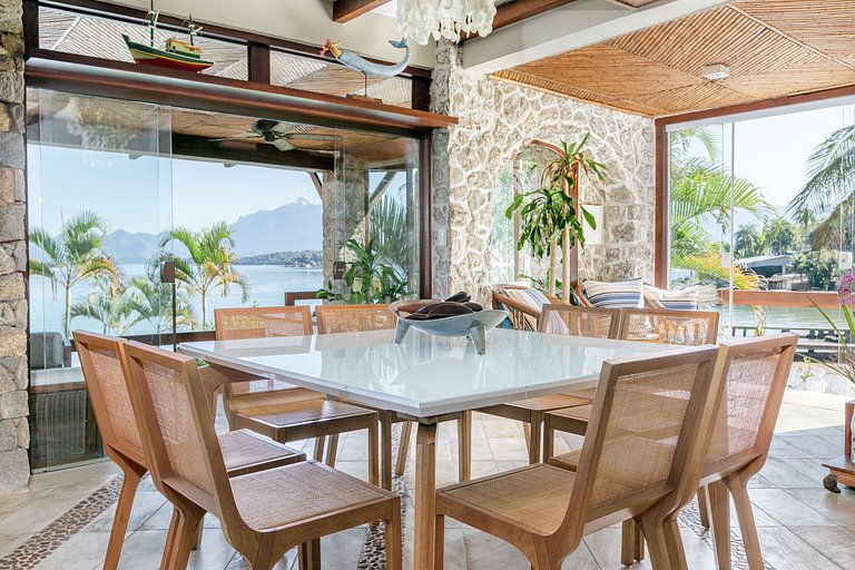 Ang056 - Magnificent house on the sand with private beach