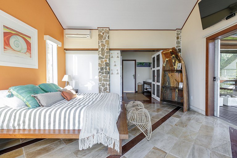 Ang056 - Magnificent house on the sand with private beach
