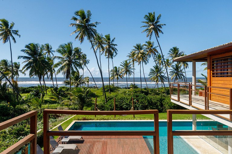 Bah421 - Hermosa villa frente al mar en Praia Forte