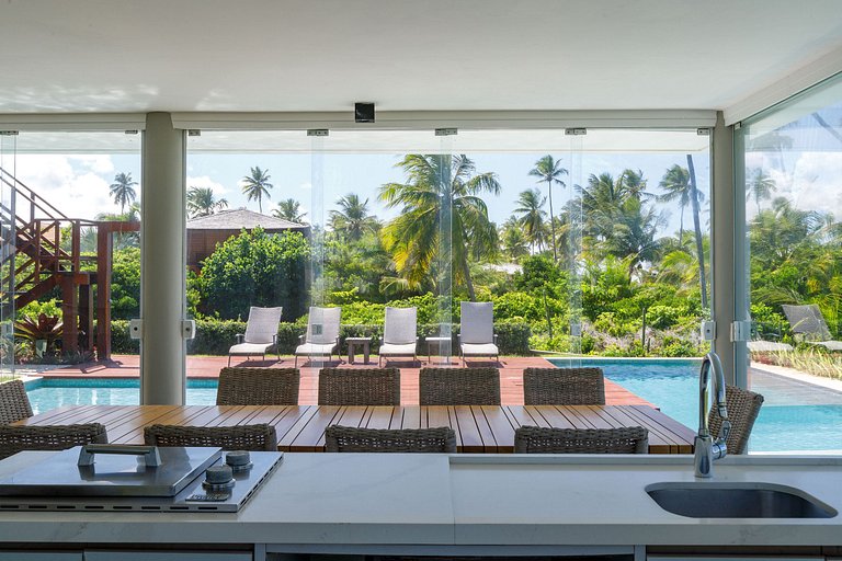 Bah421 - Belle villa en front de mer à Praia Forte