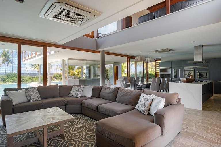 Bah421 - Linda villa frente mar em Praia Forte