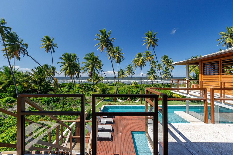 Bah421 - Hermosa villa frente al mar en Praia Forte