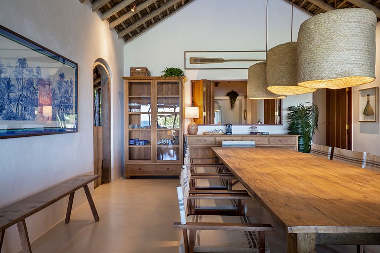 Bah085 - Villa vista mar perto do Rio da Barra